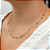 Colar Ouro 18k Pedras Coloridas Juntas - Imagem 1