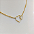 Colar Heart Charms Ouro 18k - Imagem 2