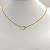 Colar Heart Charms Ouro 18k - Imagem 4