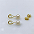Brinco Two Drops em Ouro 18k com Pérola Natural - Imagem 3