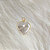 Pingente Ouro 18K Coração Madrepérola 15mm - Imagem 2