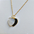 Pingente Ouro 18K Coração Madrepérola 15mm - Imagem 8