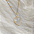 Pingente Ouro 18K Coração Madrepérola 15mm - Imagem 1