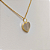 Pingente Ouro 18K Coração Madrepérola 10mm - Imagem 4