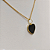 Pingente Ouro 18K Coração Ônix 10mm - Imagem 4