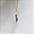 Pingente Ouro 18K Coração Ônix 10mm - Imagem 5