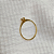 Anel Solitário Elevado 6 garras em Ouro 18k - Imagem 6