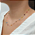 Colar Cristal Colorido em Ouro 18k - Imagem 3