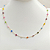 Colar Cristal Colorido em Ouro 18k - Imagem 2