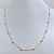 Colar Ouro 18k Veneziana com Pérolas Naturais - Imagem 2