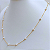 Colar Ouro 18k Veneziana com Pérolas Naturais - Imagem 6