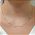 Colar Ouro 18k Veneziana com Pérolas Naturais - Imagem 4