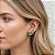Brinco Ouro 18k Earcuff Green Stone - Imagem 2