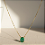 Colar Ouro 18k Green Stone - Imagem 1