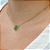 Colar Ouro 18k Green Stone - Imagem 1
