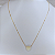 Colar Ouro 18k Coração Madrepérola na Corrente Veneziana - 50cm - Imagem 3