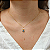 Pingente Filhos Ouro 18k Menina Azul - Imagem 3