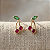Brinco Cerejinha em Ouro 18k - Imagem 2