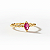 Anel Marquise Rosa em Ouro 18k - Imagem 5