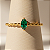 Anel Marquise Verde em Ouro 18k - Imagem 3