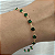 Pulseira Ouro 18k com Pedras Verde Esmeralda - Imagem 6