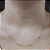 Colar Ouro 18k Brilhinhos - 45cm - Imagem 2