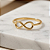 Anel Infinito em Ouro 18k - Imagem 3