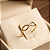 Anel Infinito em Ouro 18k - Imagem 1