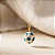 Pingente Copa Ball Azul Claro com Ouro 18K - Imagem 1
