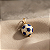 Pingente Copa Ball Azul Escuro com Ouro 18K - Imagem 2