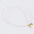 Colar Nylon com Terminais em Ouro 18k - Imagem 2
