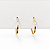 Brinco Ouro 18k Argola Redonda 1,4cm - Imagem 5
