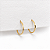 Brinco Ouro 18k Argola Redonda 1,4cm - Imagem 6