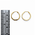Brinco Ouro 18k Argola Redonda 1,4cm - Imagem 7