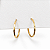 Brinco Ouro 18k Argola Redonda 1,8cm - Imagem 6