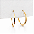Brinco Ouro 18k Argola Redonda 2,2cm - Imagem 6