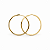 Brinco Ouro 18k Argola Redonda 2,2cm - Imagem 3