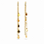 Brinco Gancho Medalhas Redondas Ouro 18k - Imagem 6