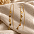 Brinco Gancho Medalhas Redondas Ouro 18k - Imagem 1