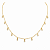 Colar Ouro 18k com Pedras 2,5mm Pendentes - Imagem 5