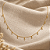 Colar Ouro 18k com Pedras 2,5mm Pendentes - Imagem 1