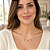 Colar Ouro 18k com Medalhas Gotas Pendentes - Imagem 4