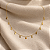 Colar Ouro 18k com Medalhas Gotas Pendentes - Imagem 1
