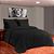 Kit Edredom 6 Peças Casal Queen Aconchego  2,40 X 2,20 Metros Matelado Preto Casa Dona - Imagem 3