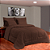 Kit Edredom 6 Peças Casal Queen 2,40 X 2,20 Metros Matelado Marrom Casa Dona - Imagem 1