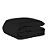 Edredom Quality Queen 2,40 x 2,20 Metros Matelado Preto Casa Dona - Imagem 2