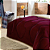Kit Edredom 3 Peças Gabriela Casal Queen Malha 2,40 X 2,20 Matelado Vinho e Avelã Casa Dona - Imagem 4