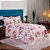 Kit Colcha 3 Peças Império Casal Queen Piquet 2,50 X 2,20 Metros Estampado Floral Rosa e Amarelo Casa Dona - Imagem 1