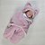 Saco de Dormir Ursinho Rosa para Bebê Casa Dona - Imagem 1