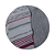 Colcha França estampada Listrado  vermelho King 2,80 x 2,60 - Imagem 3